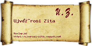 Ujvárosi Zita névjegykártya